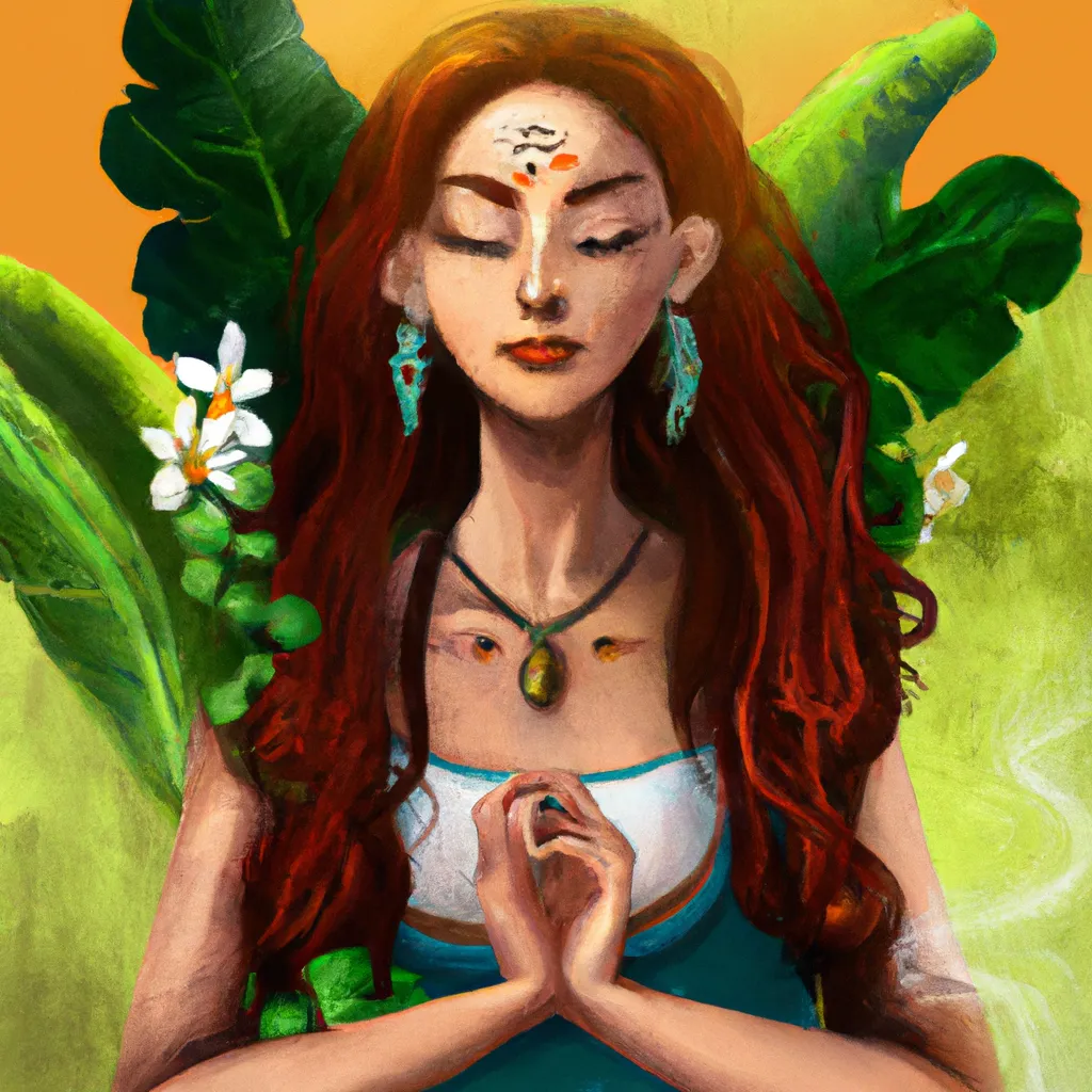 Imagem ayurveda na primavera