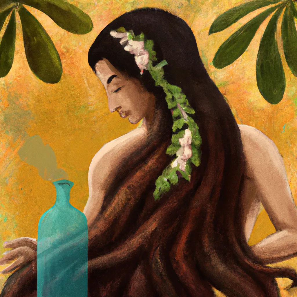 Imagem ayurveda queda de cabelo