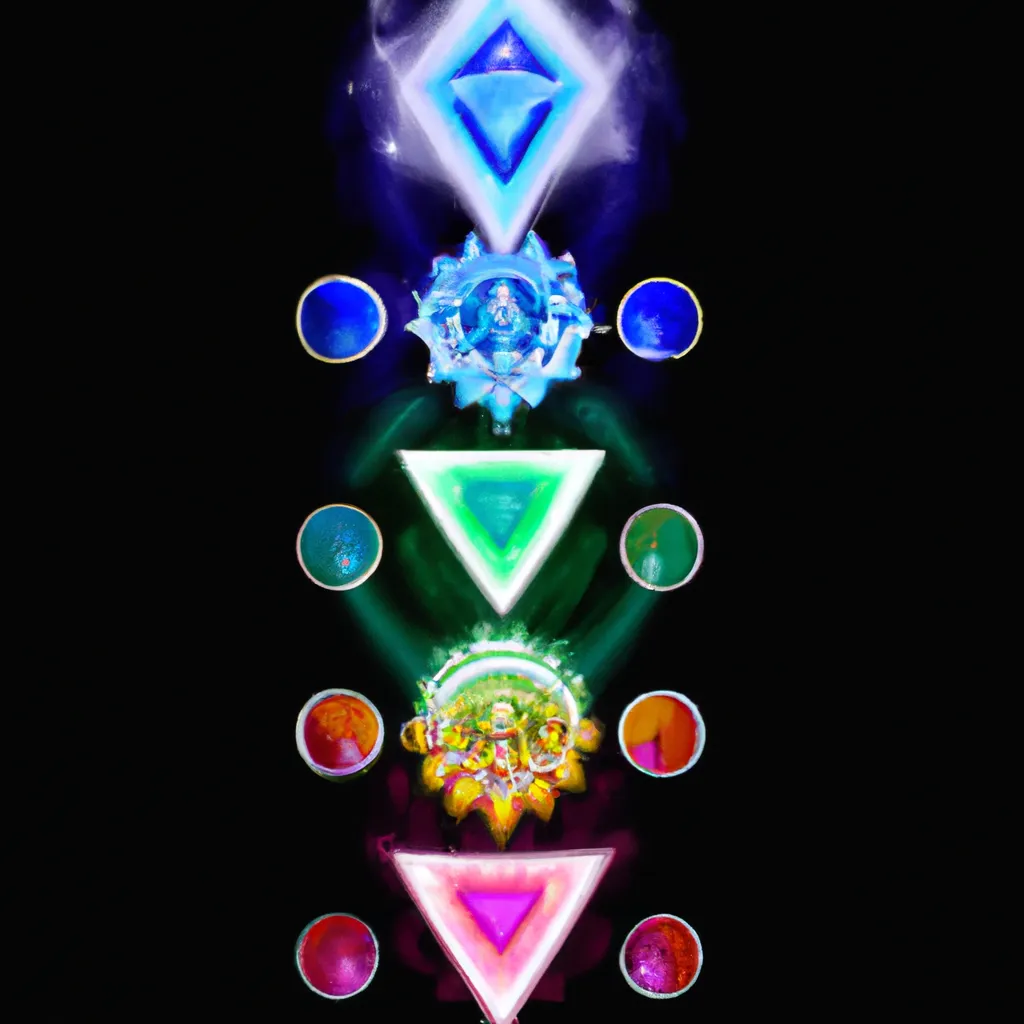 Imagem chakras abertos