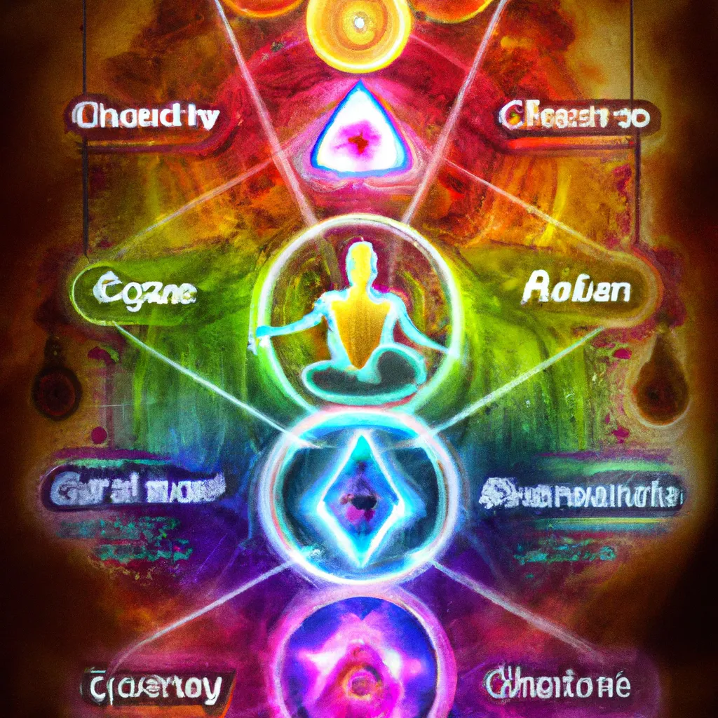 Imagem chakras centros de energia de transformacao