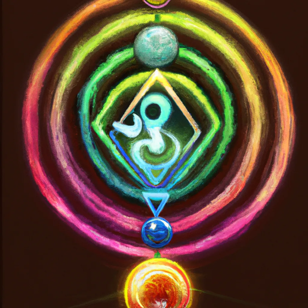 Imagem chakras iluminados