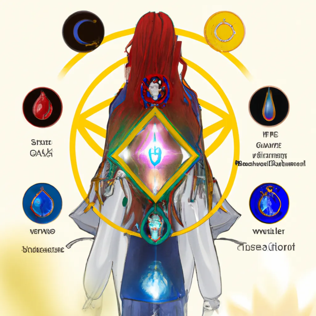 Imagem chakras incorporacao umbanda