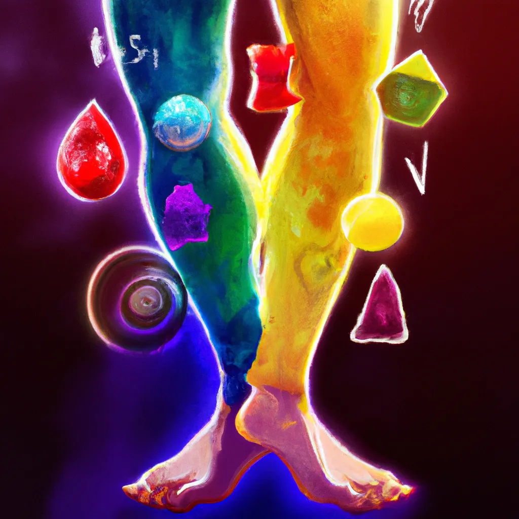 Imagem chakras pes