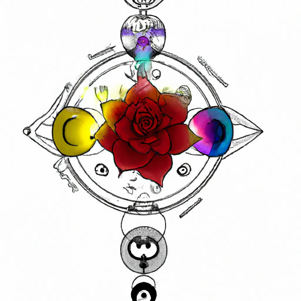 Imagem chakras tatuagem