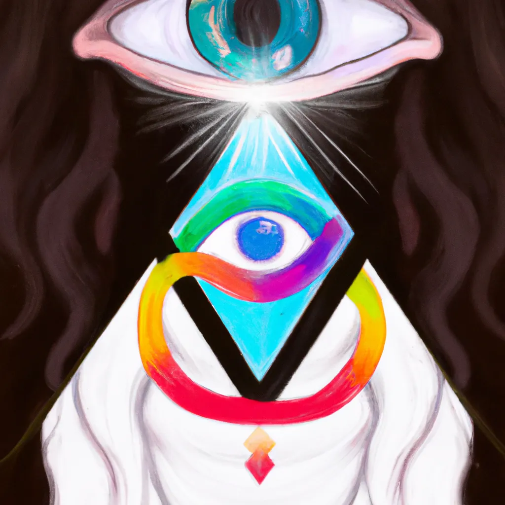 Imagem chakras terceiro olho