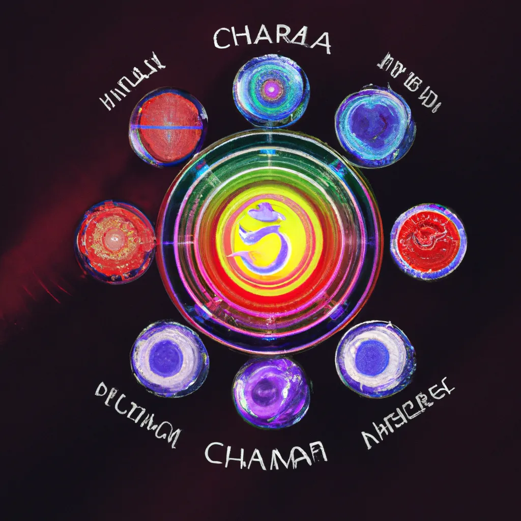 Imagem chakras with mantra