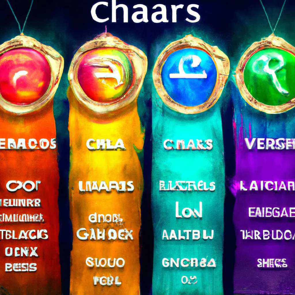 Imagem chakras with names
