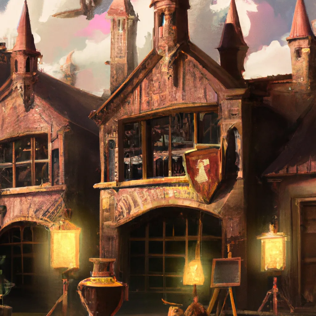 Imagem escola de feiticaria harry potter