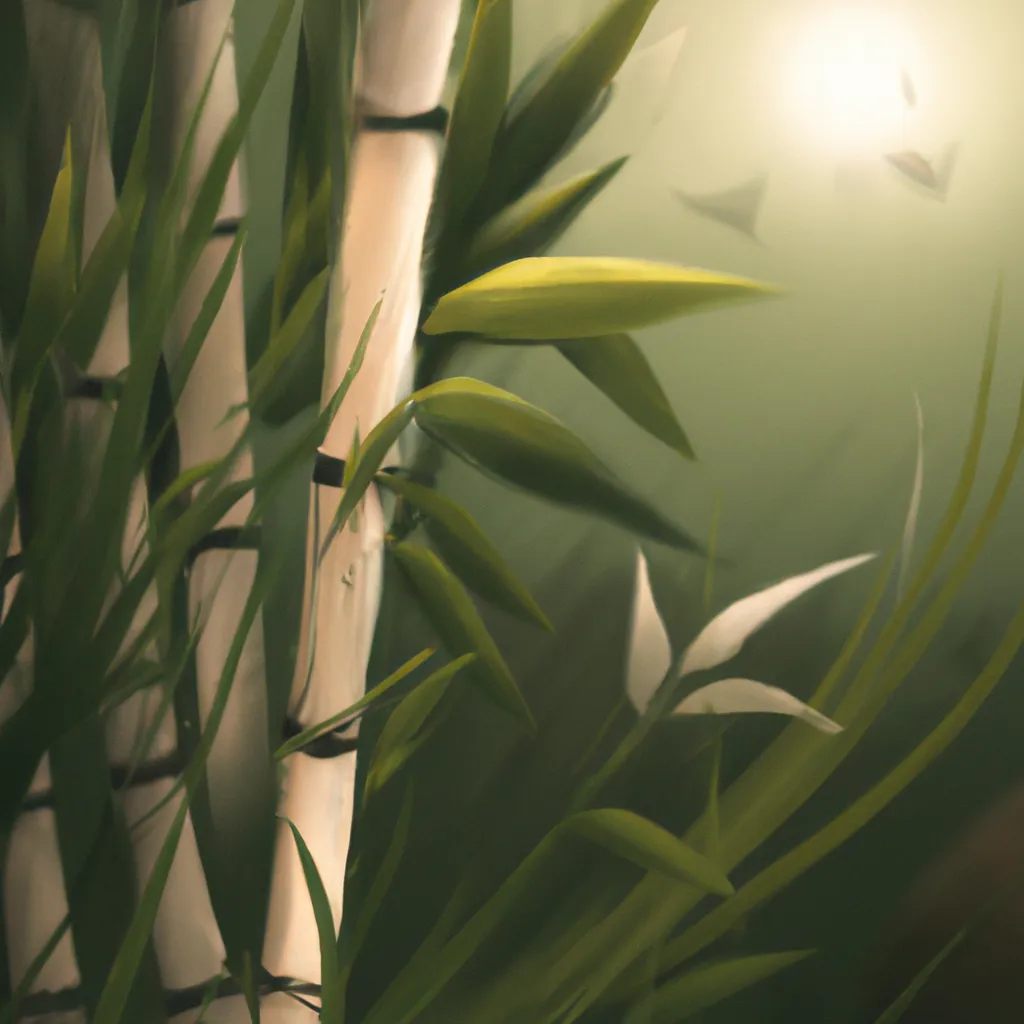 Imagem feng shui bambu