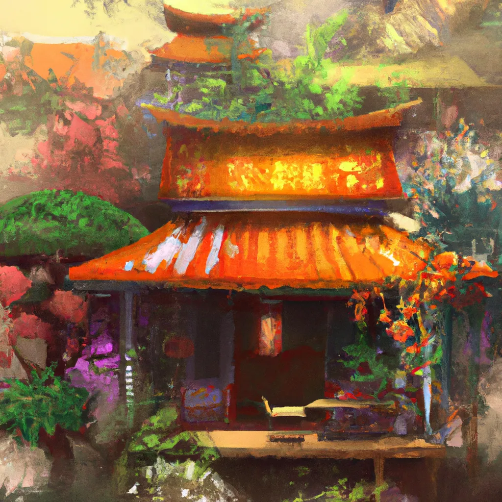 Imagem feng shui jardim