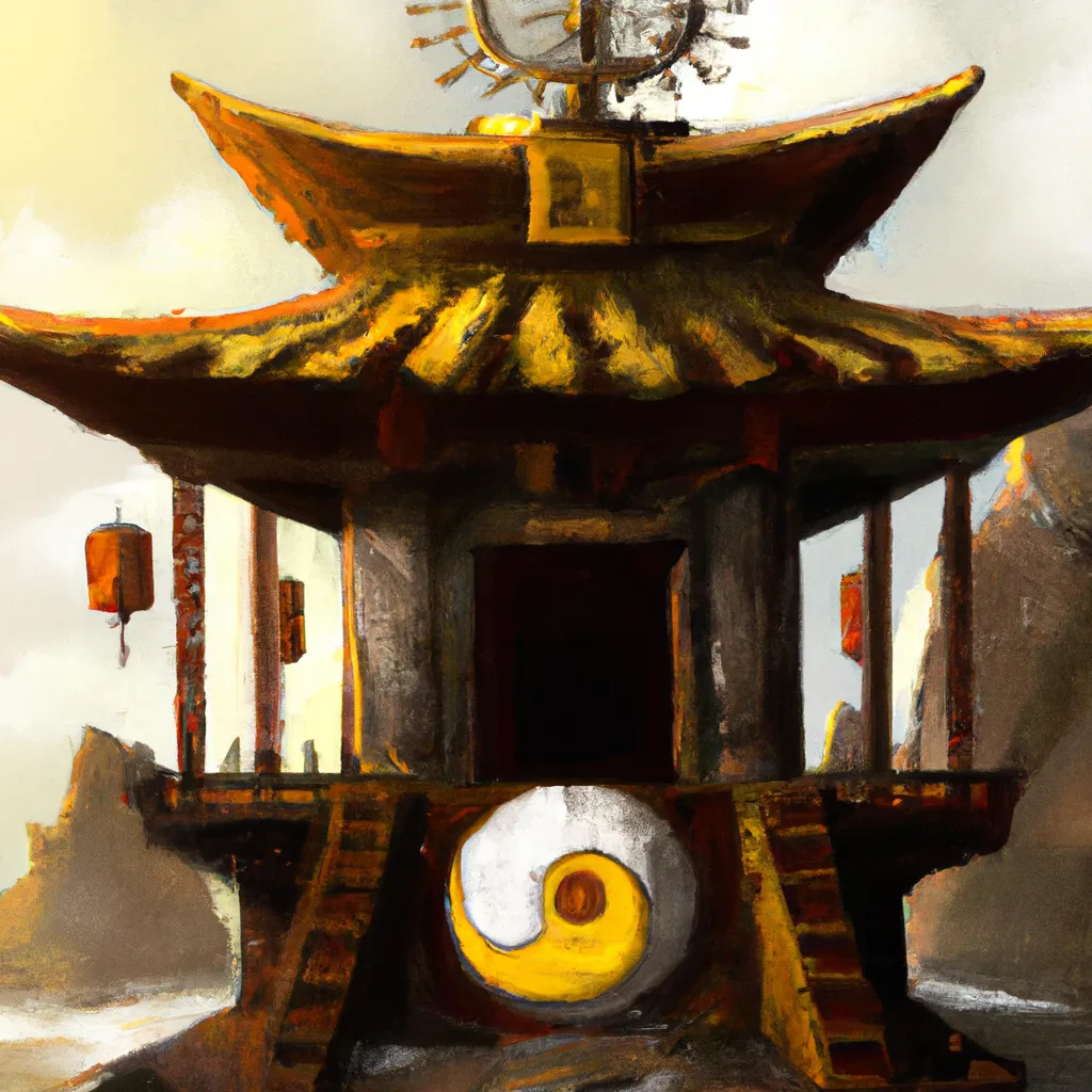 Imagem feng shui na sala