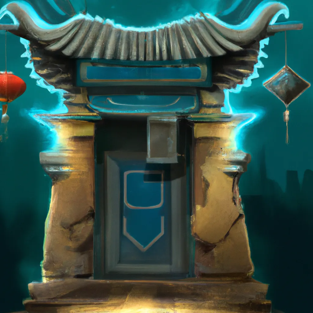 Imagem feng shui porta de entrada
