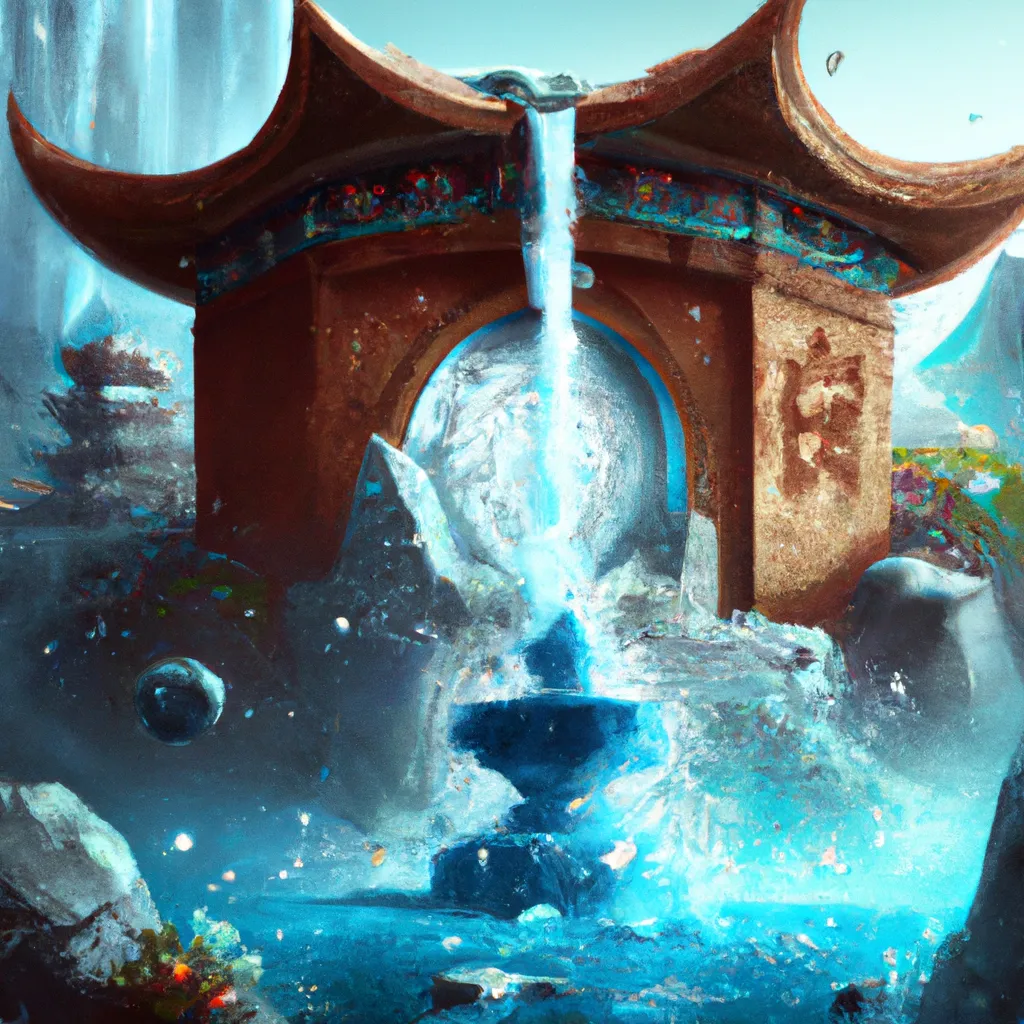 Imagem feng shui water fountain