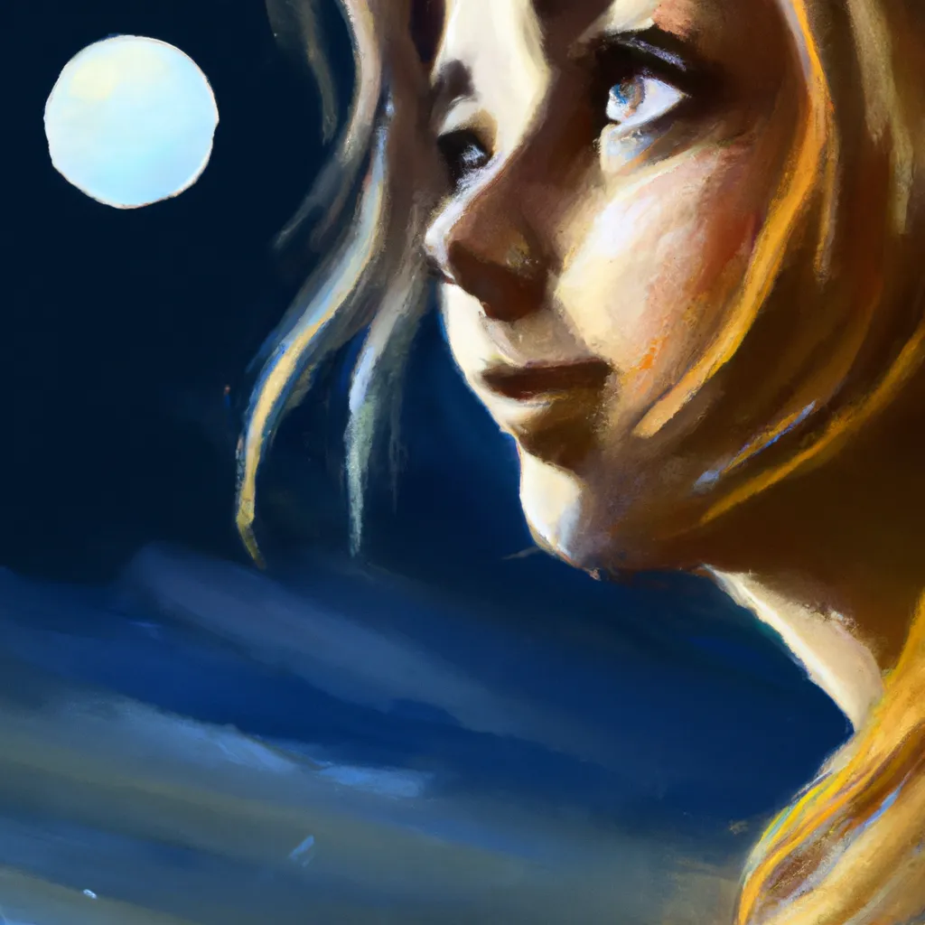 Imagem lua branca