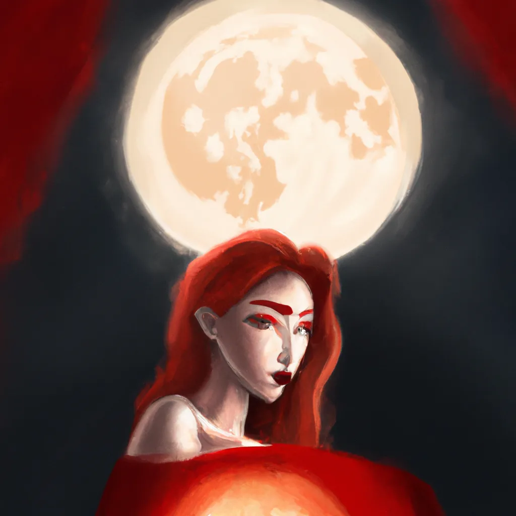 Imagem lua de sangue