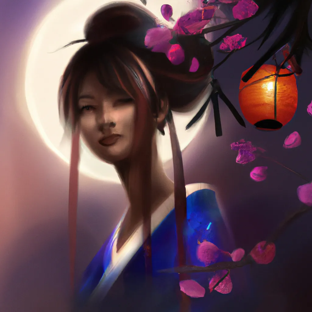 Imagem lua japones