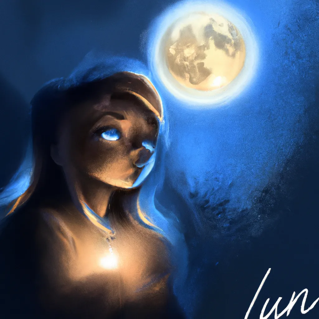 Imagem lua luminaria