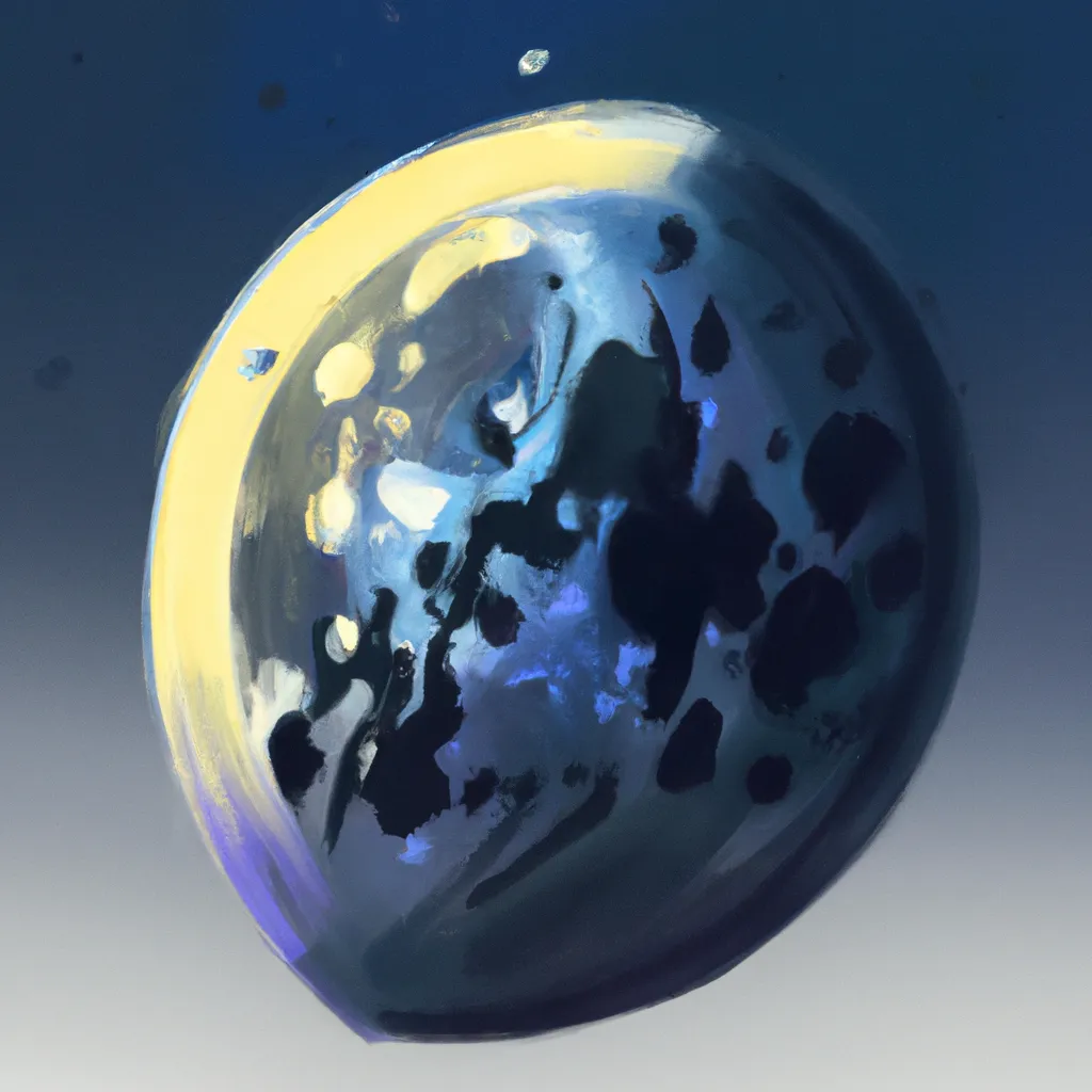 Imagem lua quarto crescente