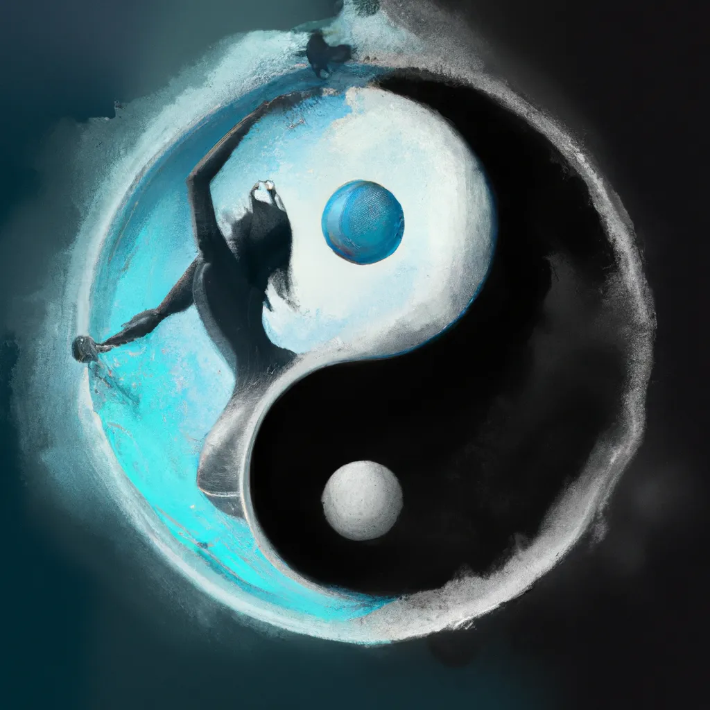 Imagem lua yin yang