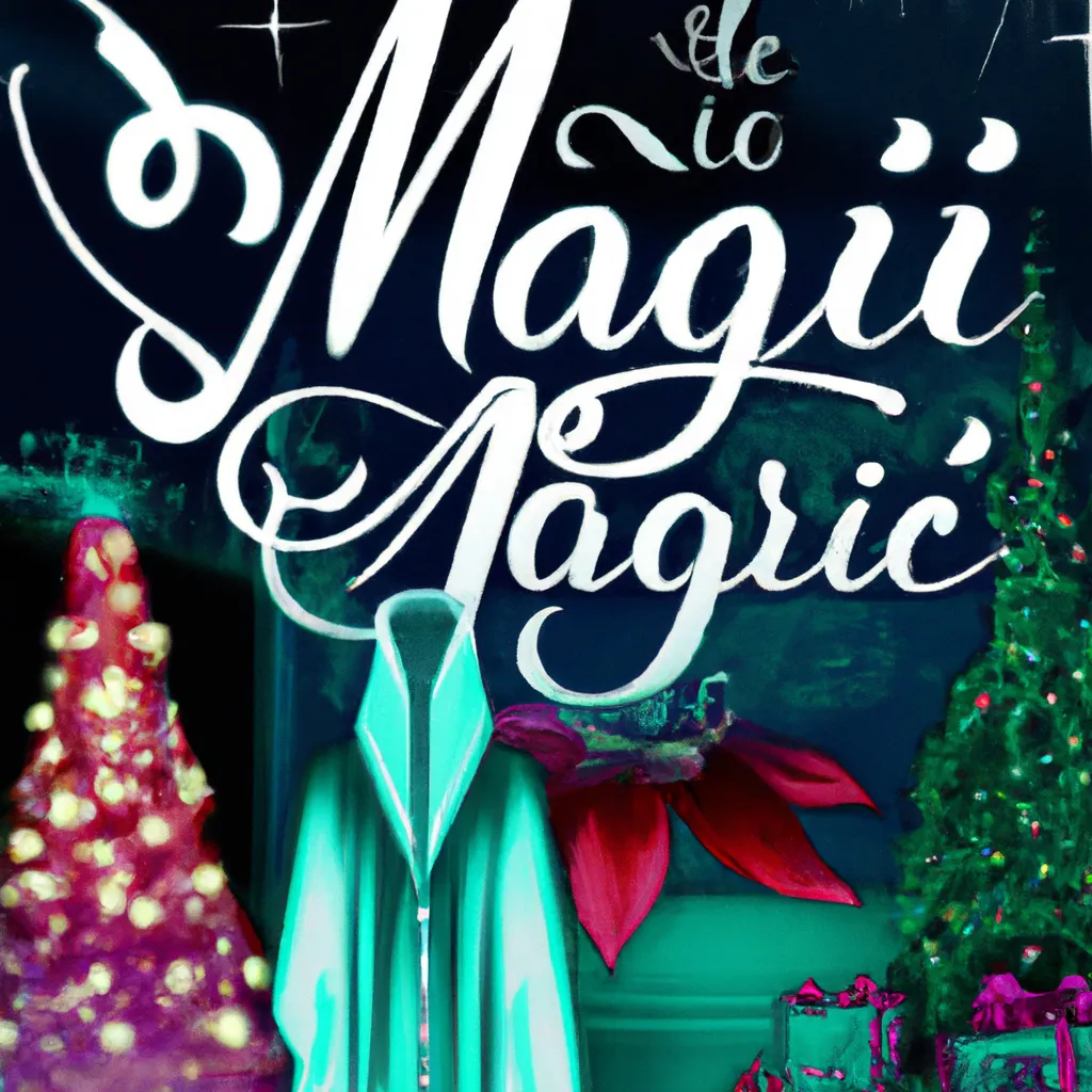 Imagem magia do natal frases