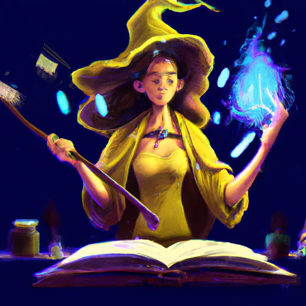 Imagem magia livro