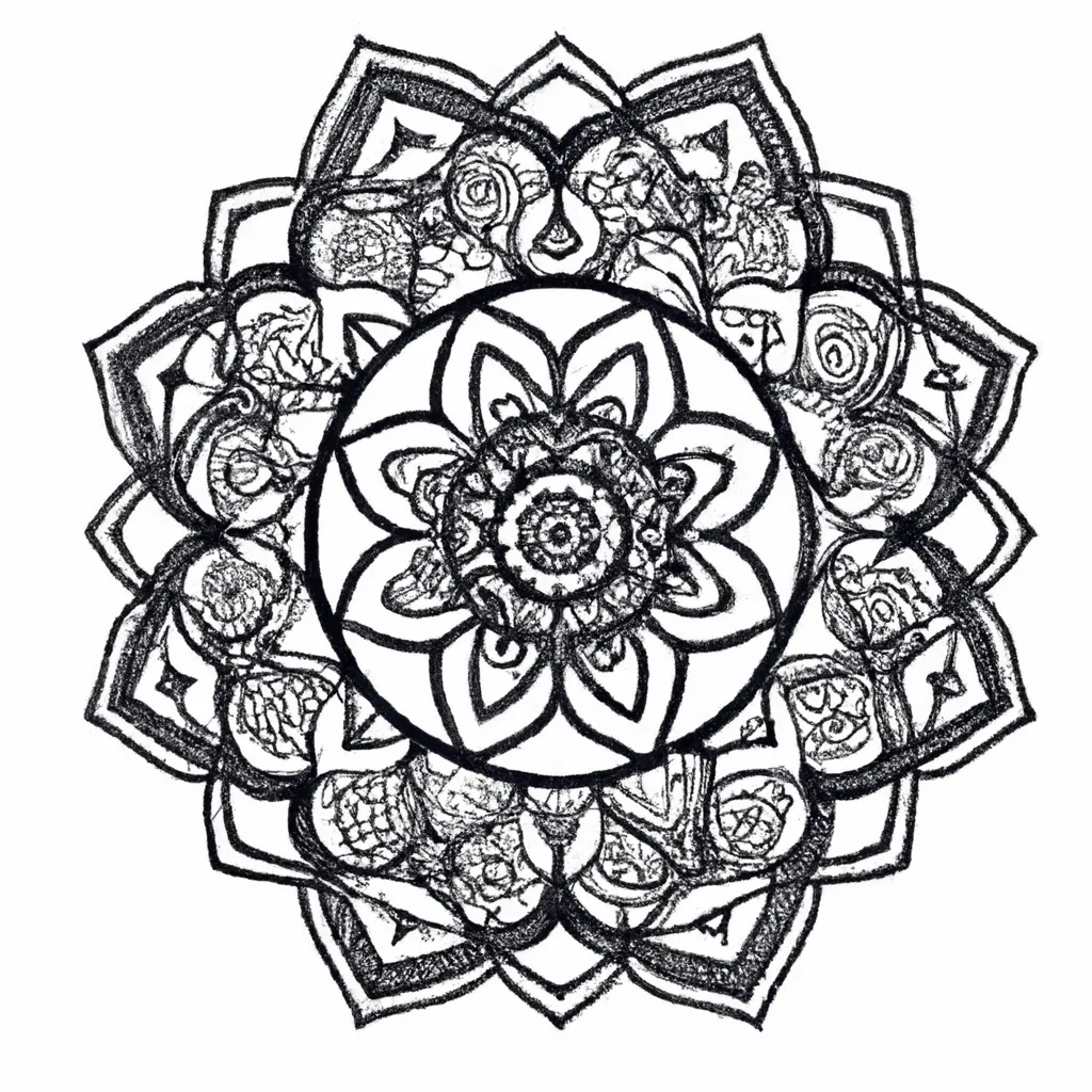 Imagem mandala adesivo parede