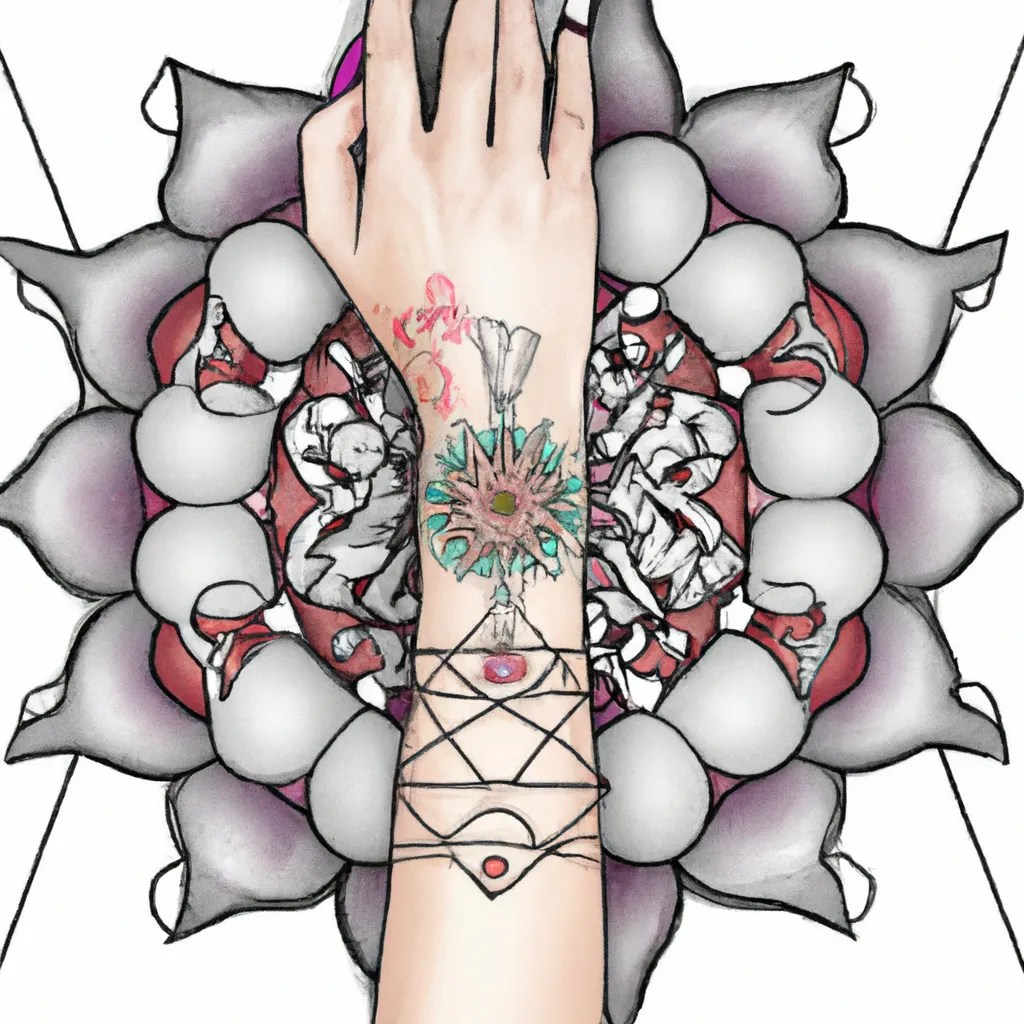 Imagem mandala braco feminino