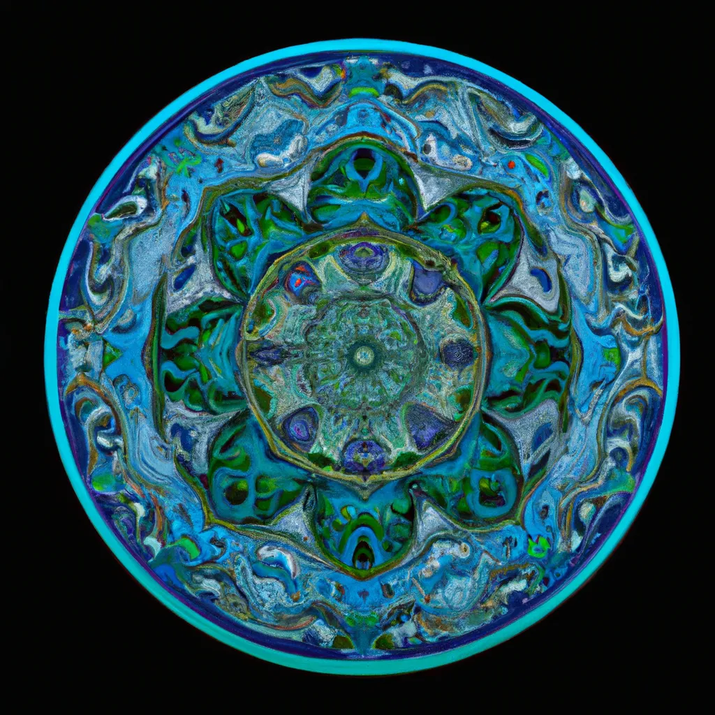 Imagem mandala com espelho