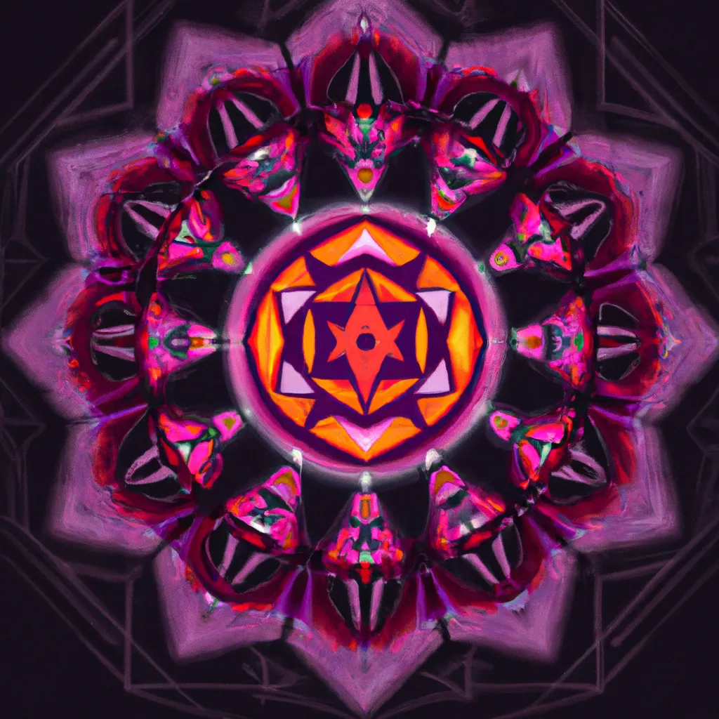 Imagem mandala cores