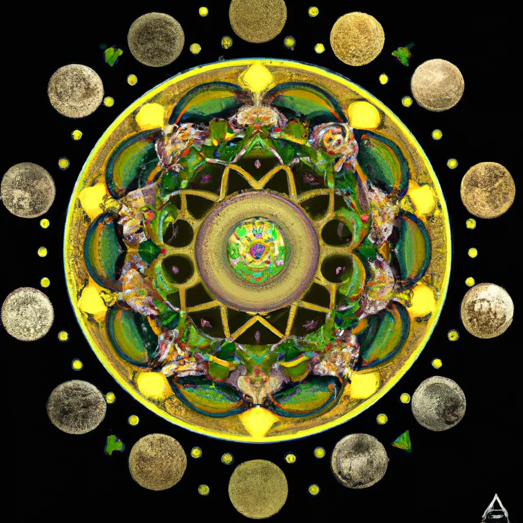 Imagem mandala da prosperidade