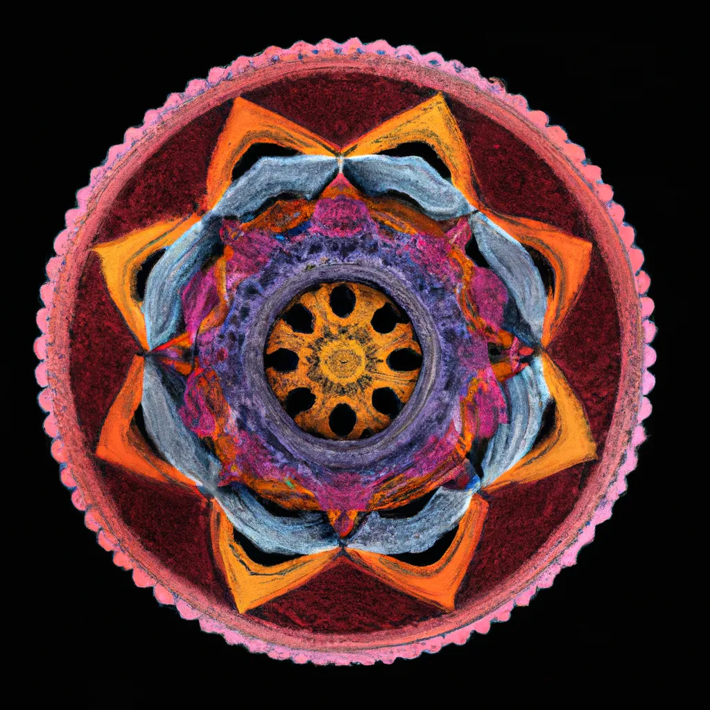 Imagem mandala de croche