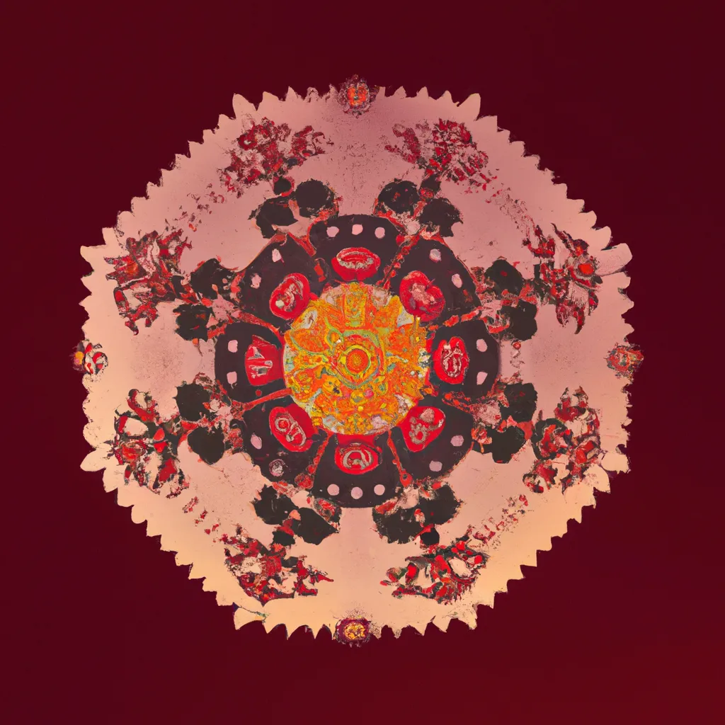 Imagem mandala de natal