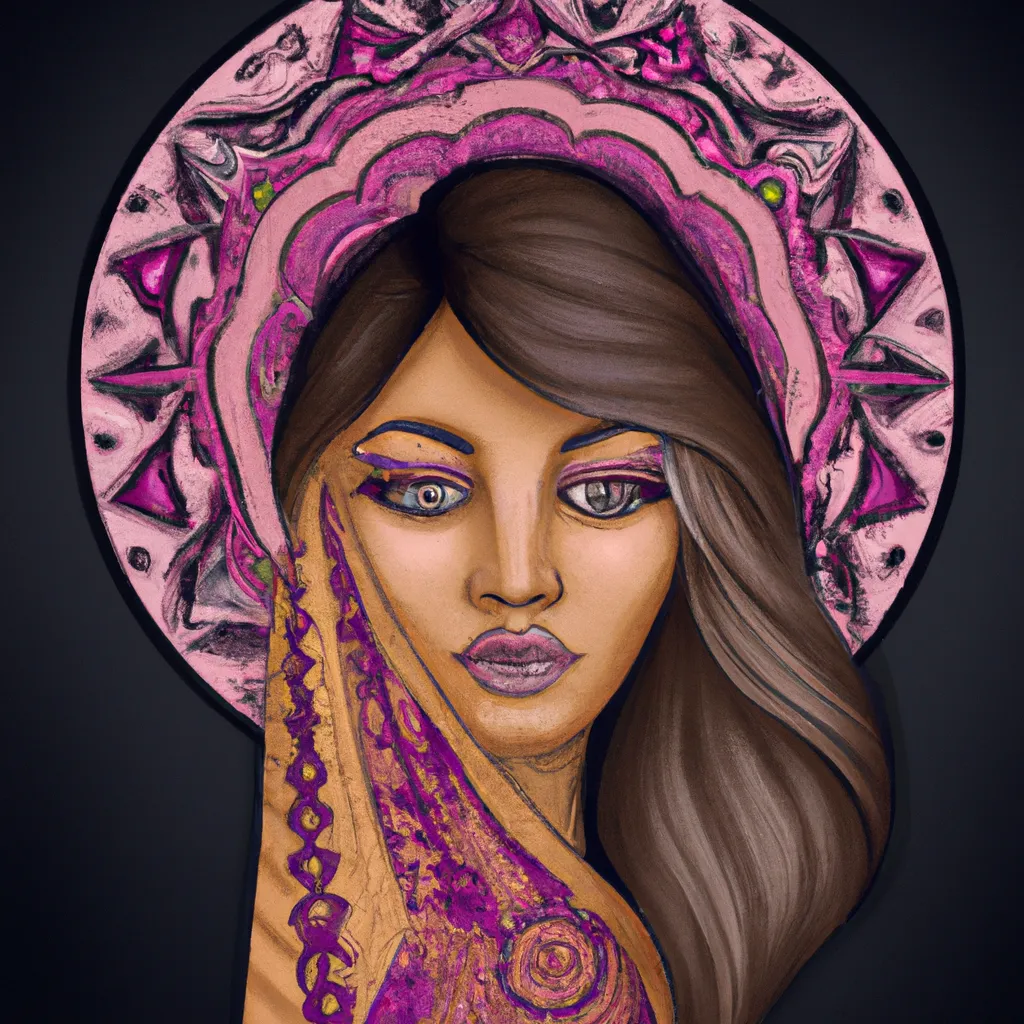 Imagem mandala feminina