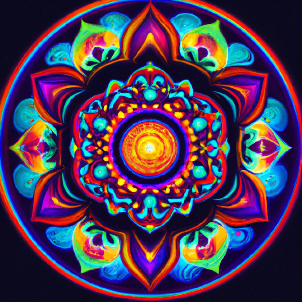 Imagem mandala festa