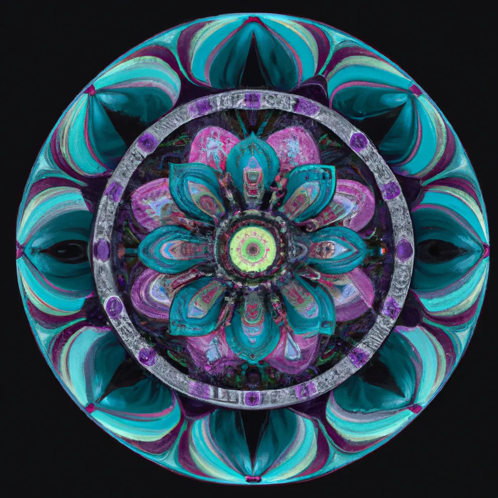 Imagem mandala flor