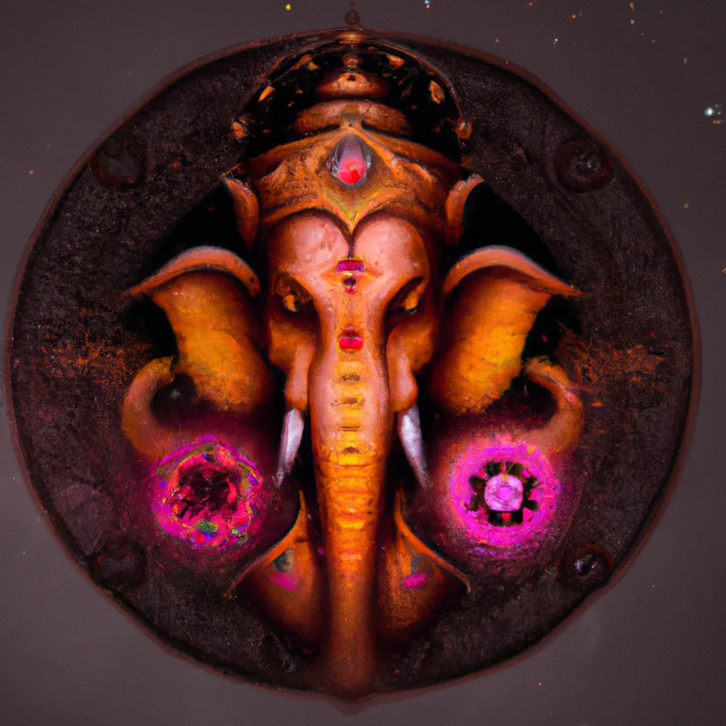 Imagem mandala ganesha