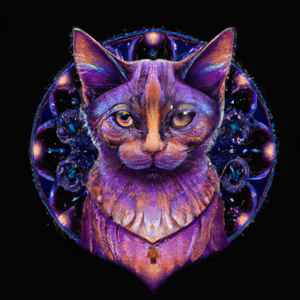 Imagem mandala gato