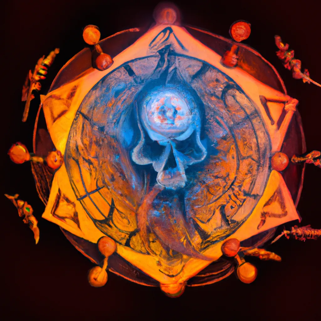 Imagem mandala halloween