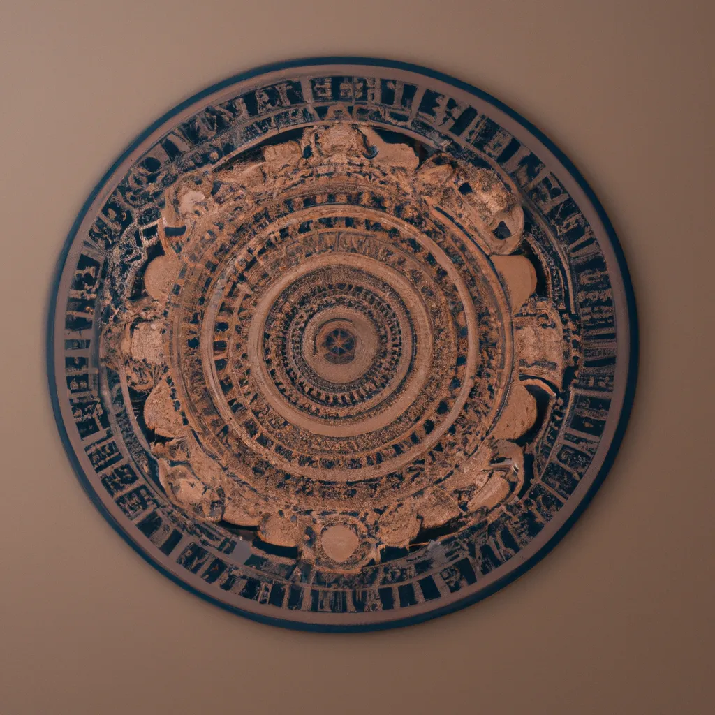 Imagem mandala mdf cru