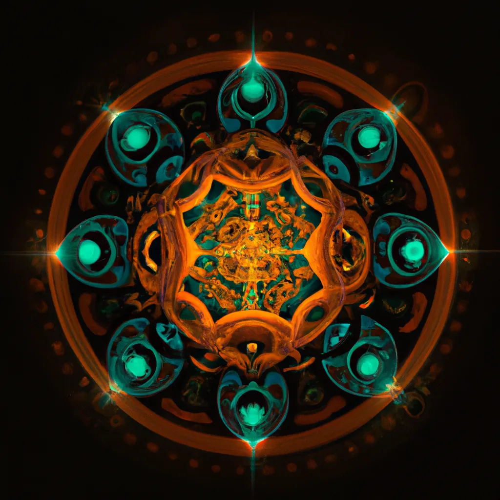 Imagem mandala natalina