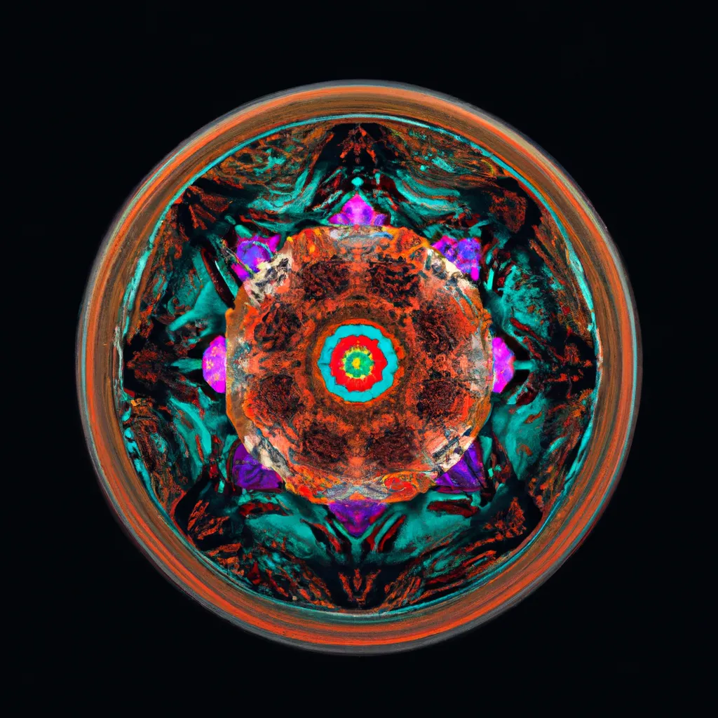 Imagem mandala no joelho
