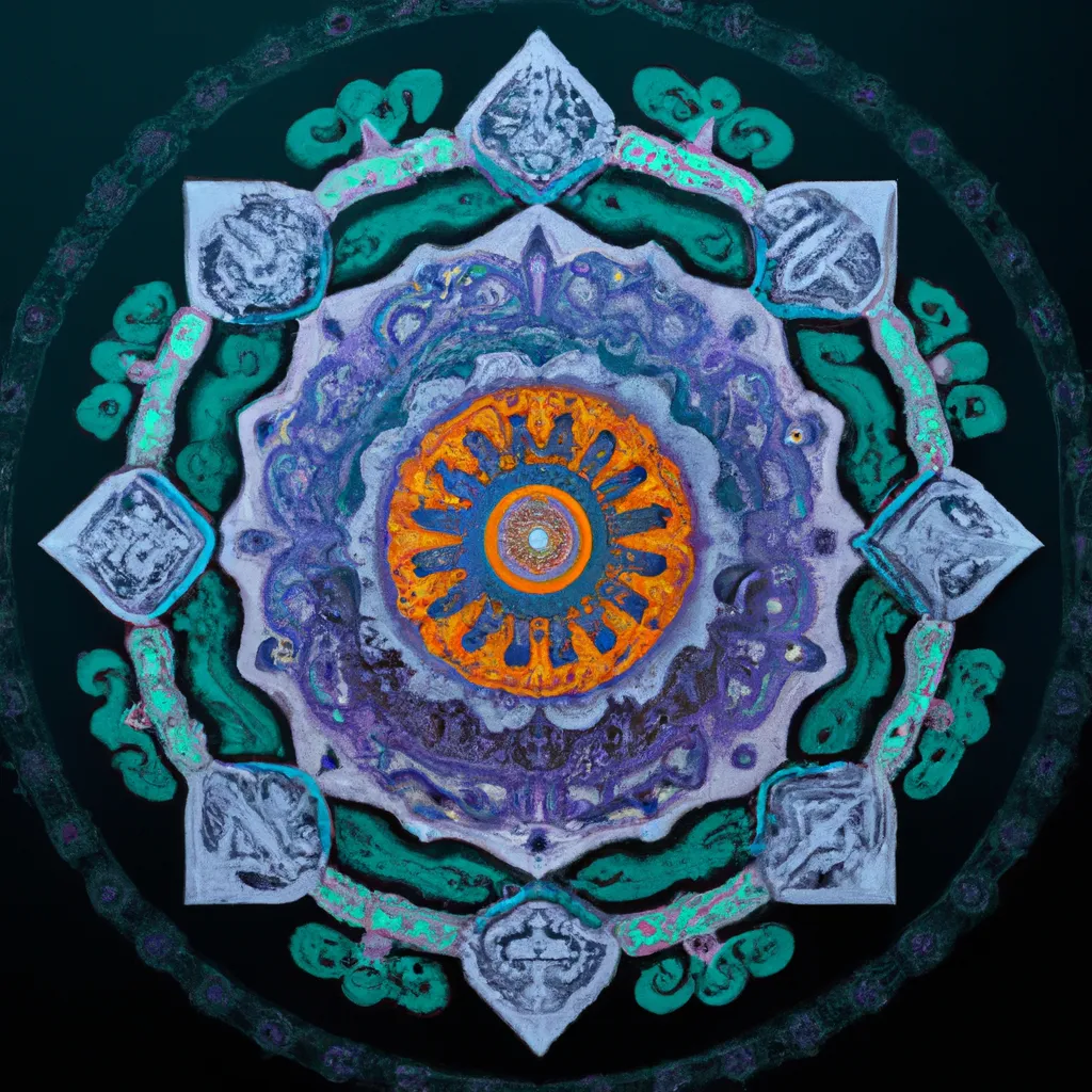 Imagem mandala parede