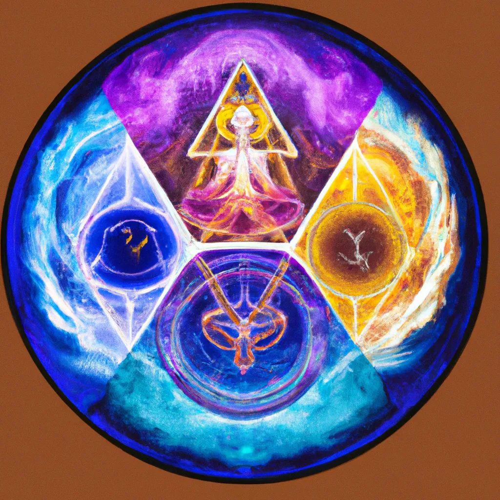 Imagem mandala quatro elementos