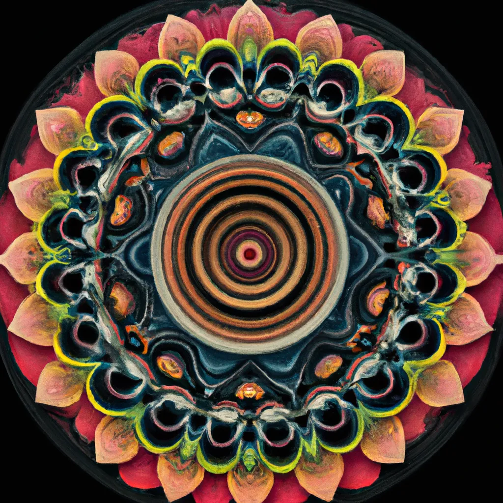 Imagem mandala quilling