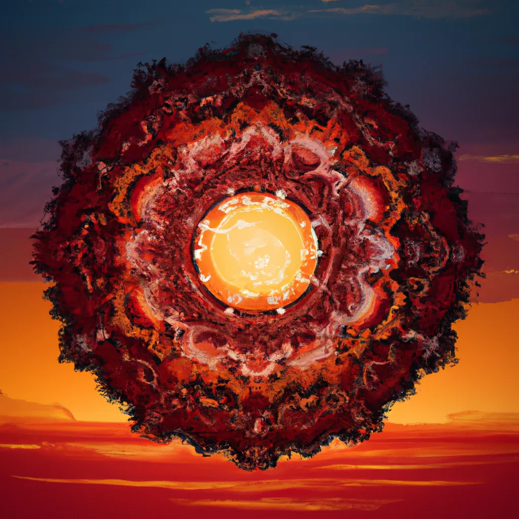 Imagem mandala x sunrise