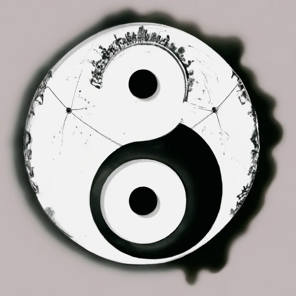 Imagem mandala yin yang significado