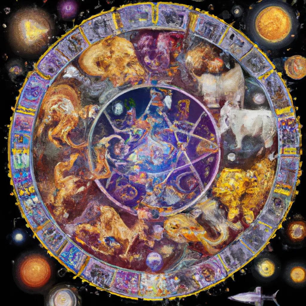 Imagem mandala zodiacal