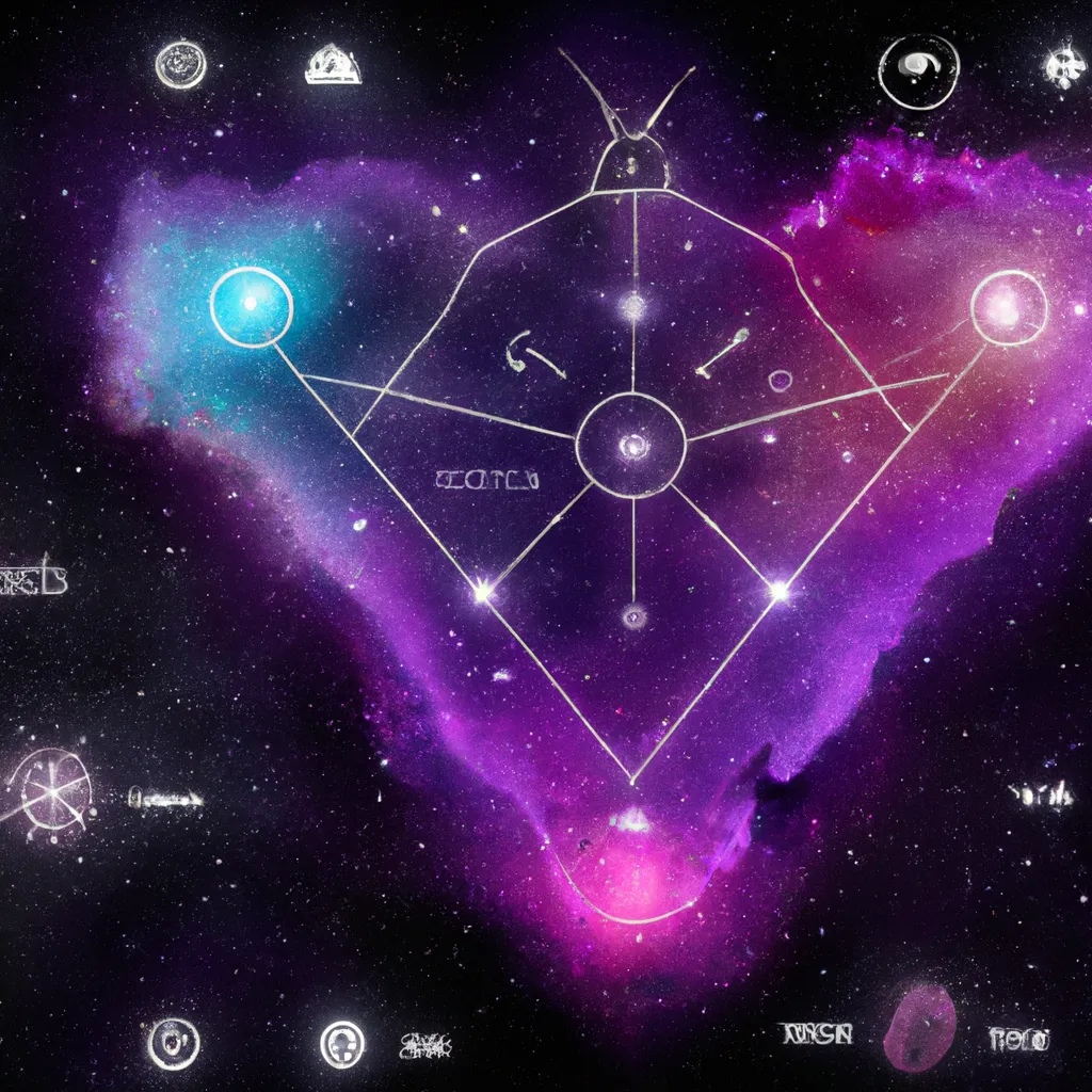 Imagem mapa astral amor