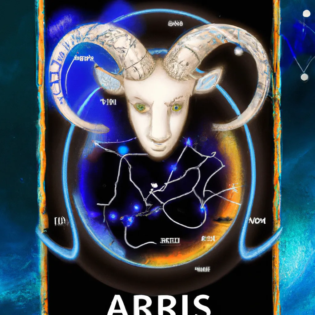 Imagem mapa astral aries