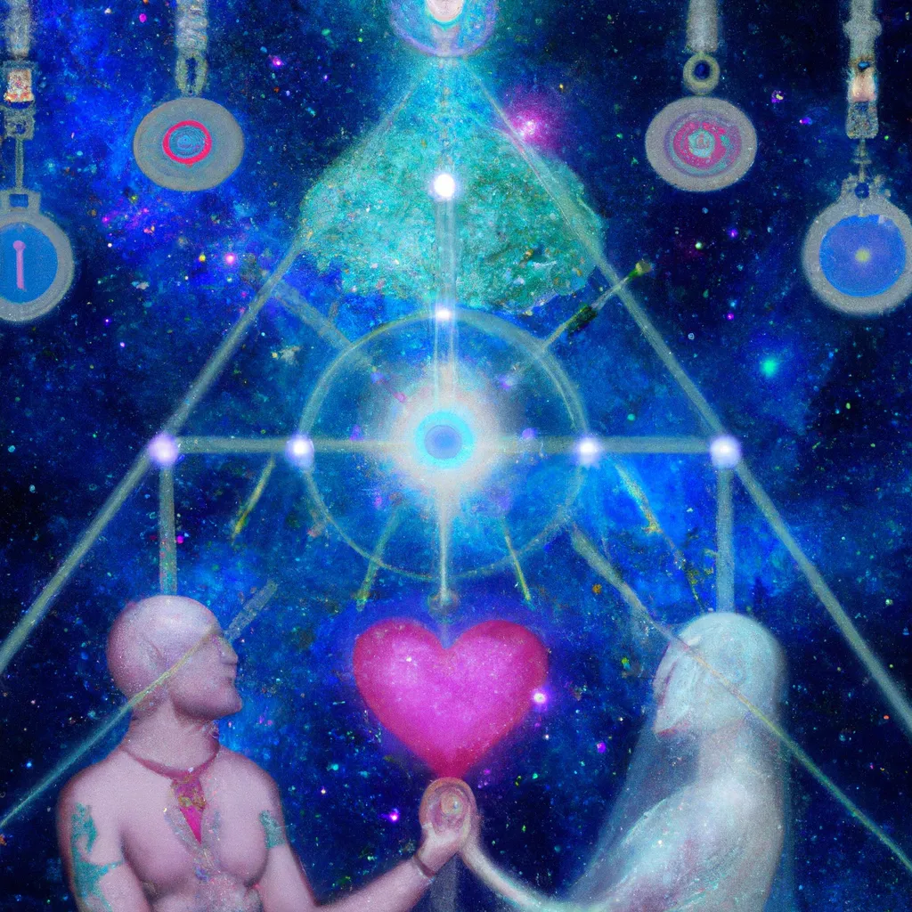 Imagem mapa astral relacionamento